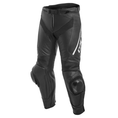 Dainese DELTA 3 sportovní kožené kalhoty černé/bílé vel.54